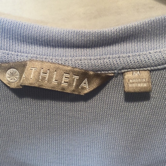 Athleta Serenity Criss Cross Sweatshirt-size Medium - Picture 4 of 8